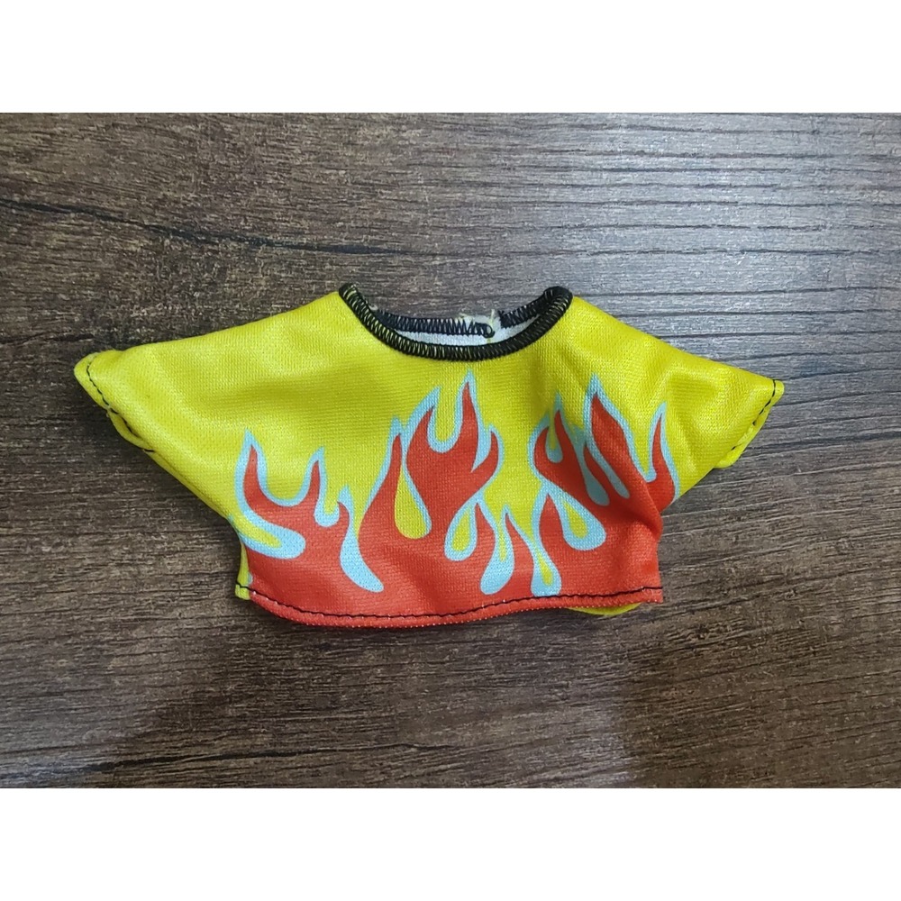 2021 Barbie Fashionista Curvy Doll Flame Crop Top ~ T-Shirt Clothing Z15